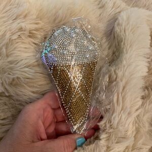 Beaded Ice Cream Cone Bag Charm